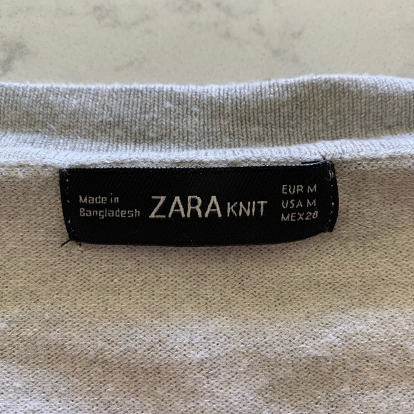 Zara Gray Women's Open Front Knit Cardigan - Picture 6 of 7